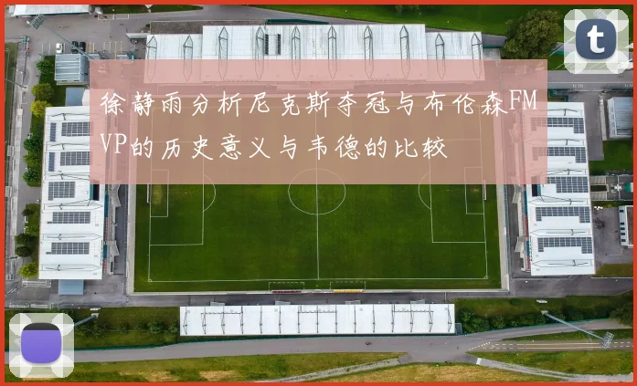 徐静雨分析尼克斯夺冠与布伦森FMVP的历史意义与韦德的比较